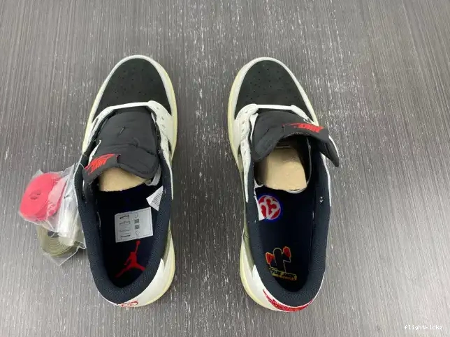 Air Low x DZ4137-106 WMNS Jordan 1 Scott Olive Travis OG 0705